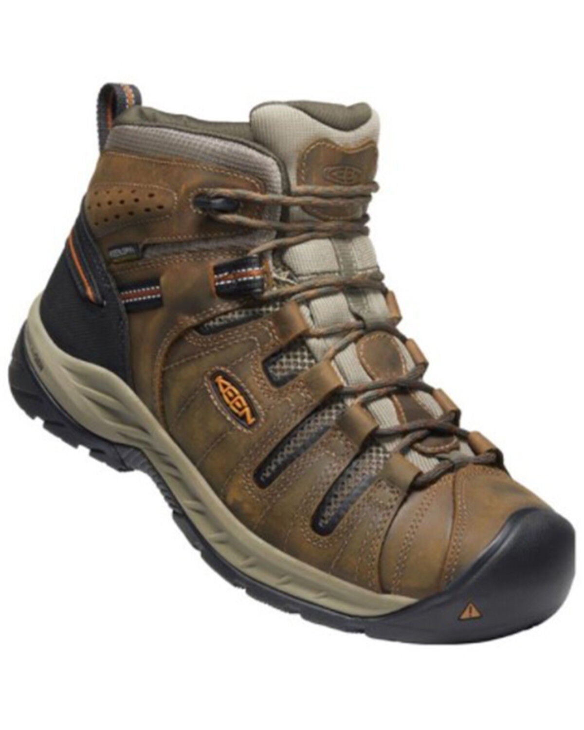 Keen Men's Cascade Flint II Water Repellant Lace-Up Hiking Boot, Olive, hi-res