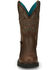 Image #4 - Justin Women's Tasha Waterproof Western Work Boots - Steel Toe, Brown, hi-res