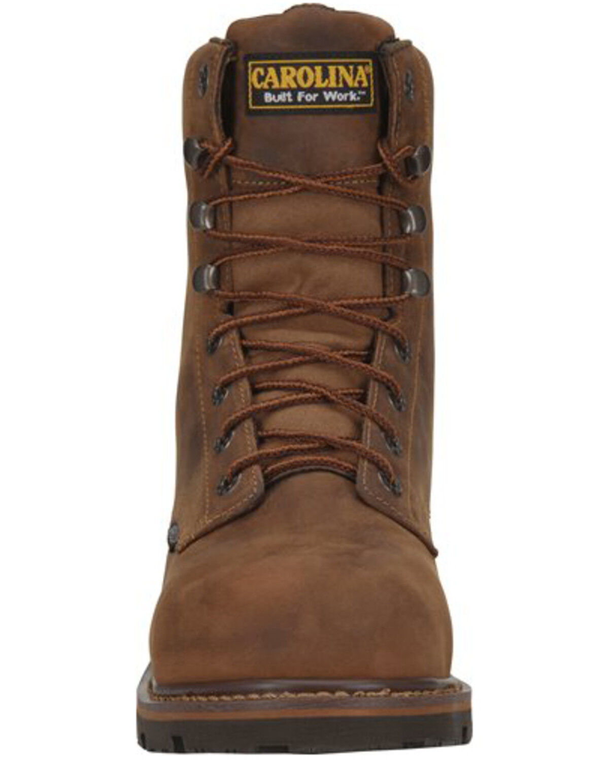 Image #4 - Carolina Men's Installer Waterproof Work Boots - Soft Toe, Brown, hi-res