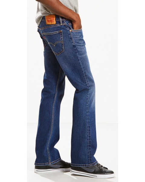 Image #2 - Levi's Men's 527 Indigo Slim Bootcut Jeans, Indigo, hi-res