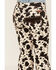 Image #4 - Rock & Roll Denim Girls' Cow Print Bargain Button Stretch Flare Jeans, Multi, hi-res