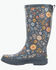 Image #3 - Western Chief Women's Garden Play Tall Rain Boots, Navy, hi-res