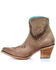 Corral Women's Brown Studs Fashion Booties - Round Toe, Brown, hi-res