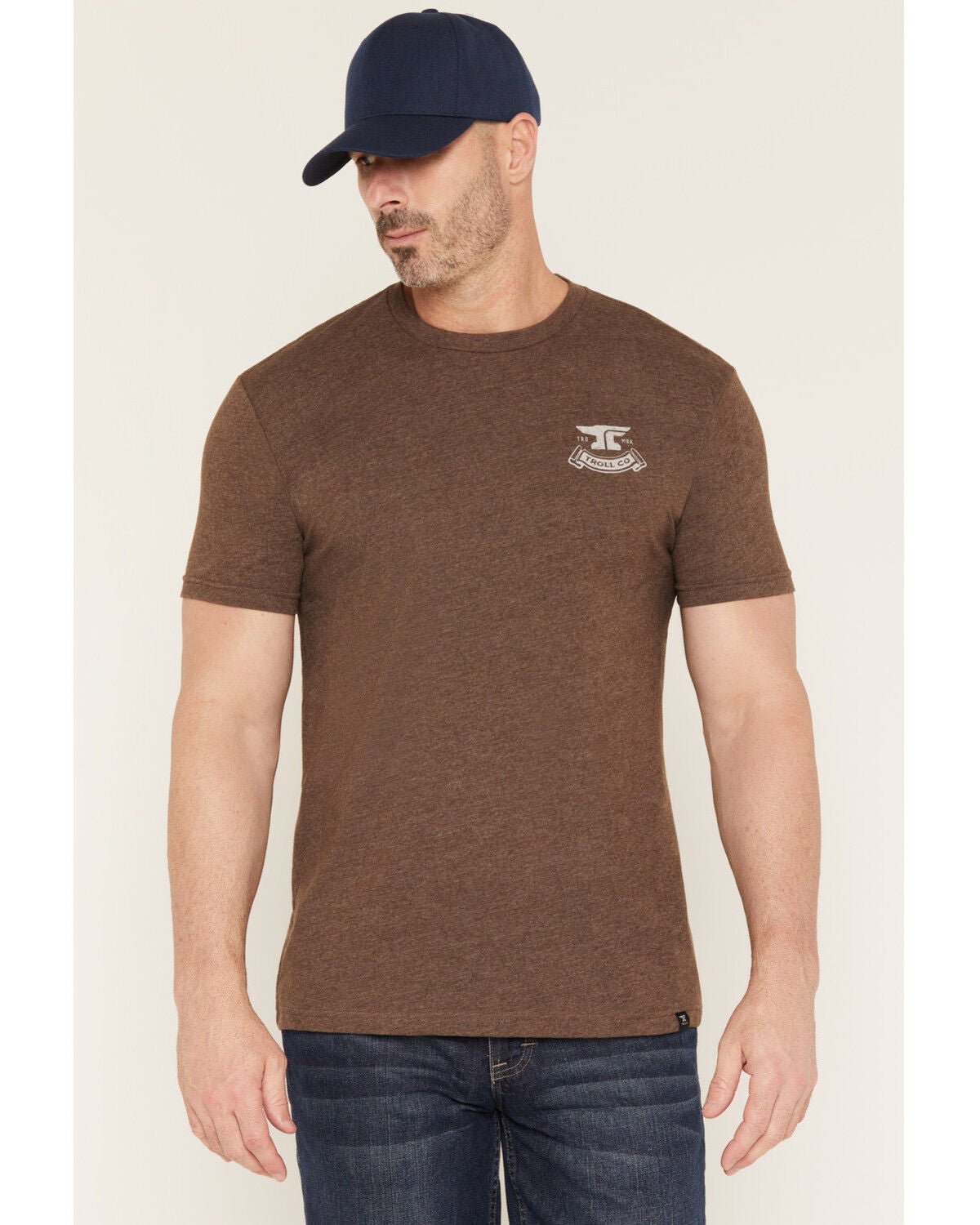 Image #2 - Troll Co Men's Haggler Short Sleeve Graphic T-Shirt, Brown, hi-res