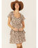 Image #4 - Patrons of Peace Women's Floral Short Sleeve Ruffle Tiered Dress, , hi-res