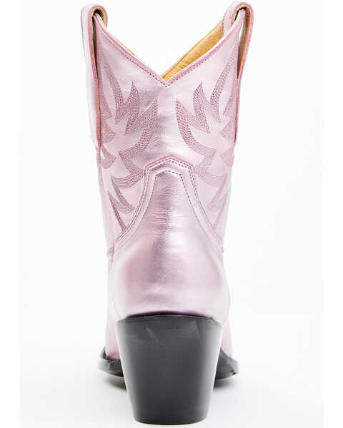 Image #5 - Idyllwind Women's Tickled Pink Metallic Leather Fashion Western Booties - Medium Toe , Pink, hi-res