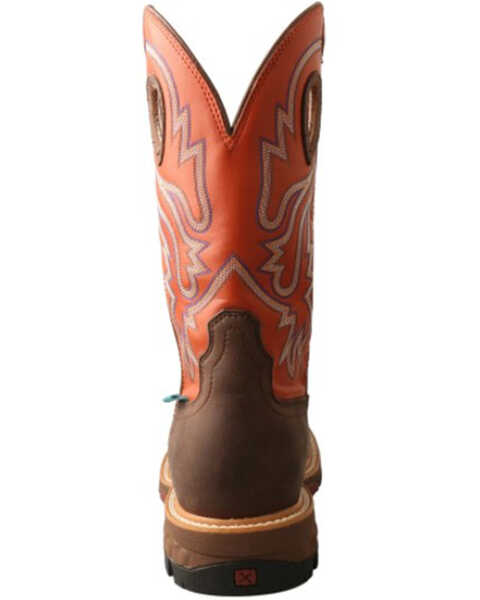 Image #5 - Twisted X Men's Waterproof Western Work Boot - Nano Composite Toe , Brown, hi-res
