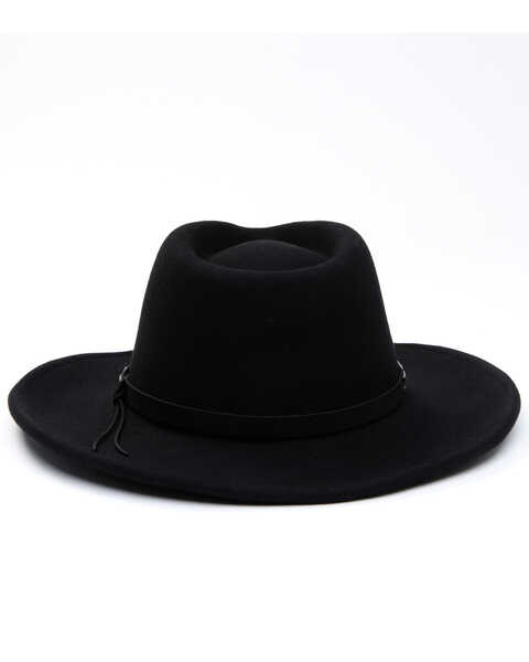 Image #3 - Cody James Men's Felt Western Fashion Hat, Black, hi-res