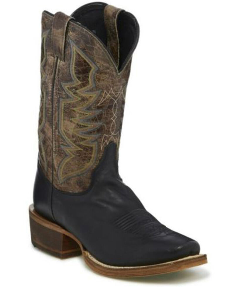 justin black dress boots