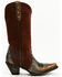 Image #2 - Idyllwind Women's Leap Snake Suede Leather Western Boots - Snip Toe , Brown, hi-res