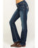 Ariat Women's R.E.A.L. Low Rise Rosy Whipstitch Bootcut Jeans, Blue, hi-res