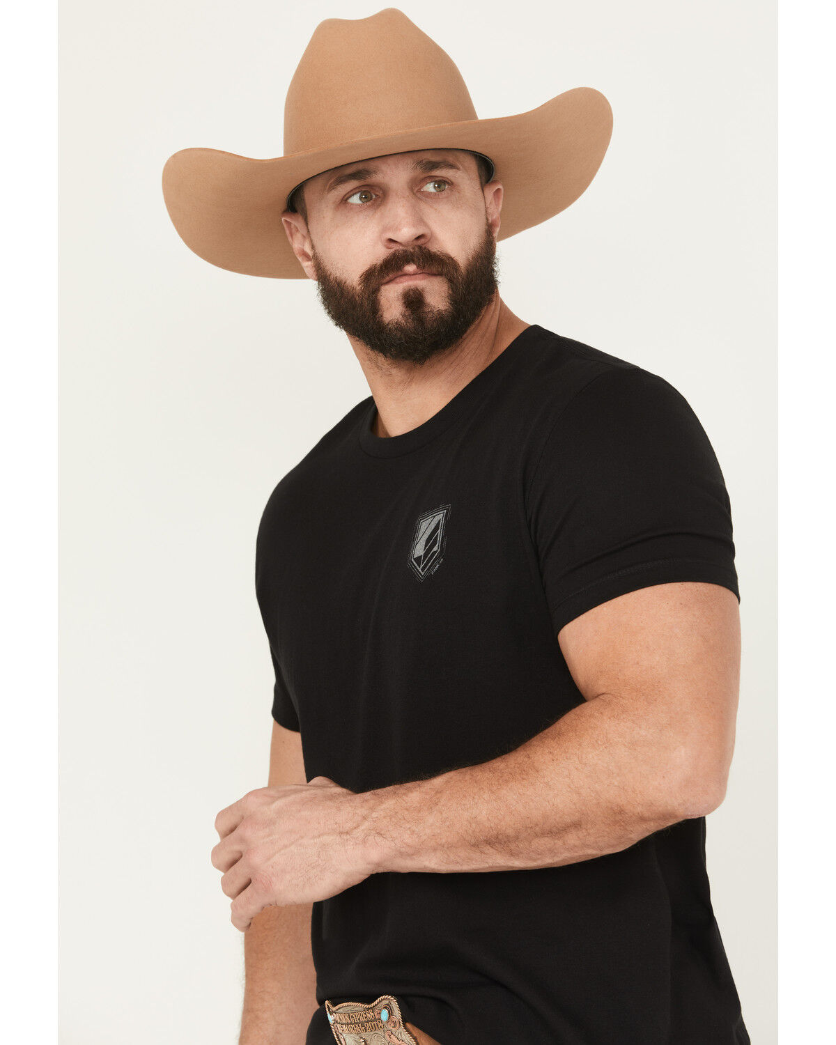 Image #3 - RANK 45® Men's Bull Scape Short Sleeve Graphic T-Shirt, Black, hi-res