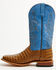 Image #3 - Horse Power Men's Toasted Caiman Print Western Boots - Broad Square Toe, Tan, hi-res