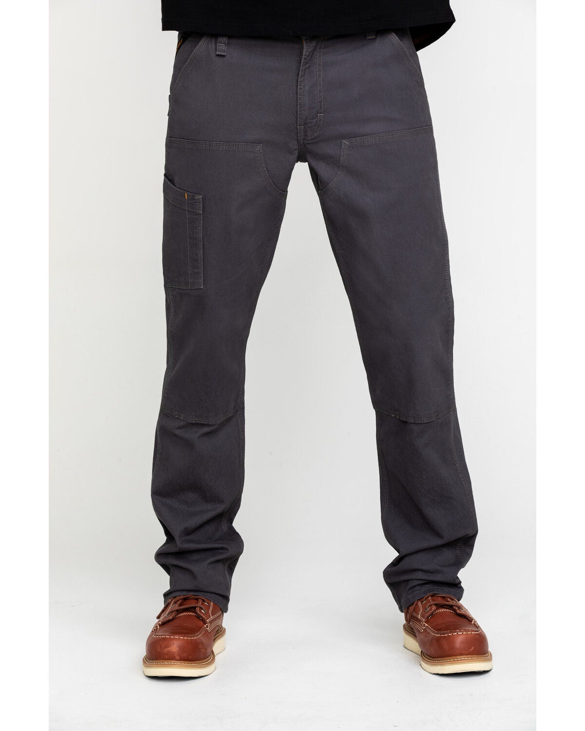 Ariat Men's Rebar M4 Made Tough Durastretch Double Front Straight Work Pants - Big, Grey, hi-res