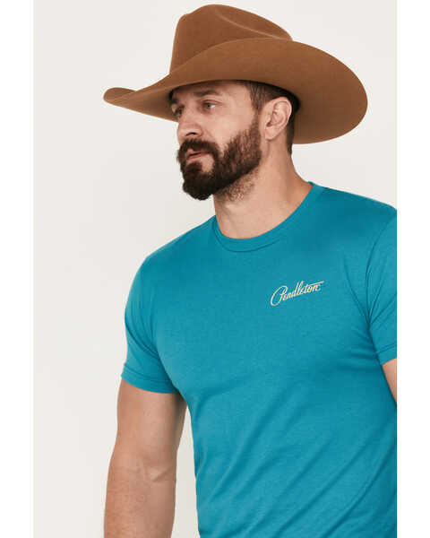 Image #2 - Pendleton Men's Tucson Short Sleeve Graphic T-Shirt, Teal, hi-res