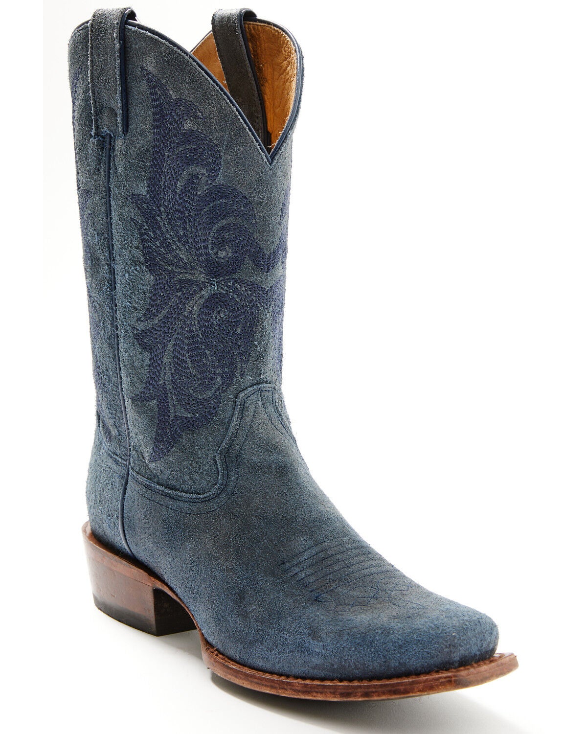 Image #1 - Moonshine Spirit&reg; Men's Gunsmoke Western Boots - Square Toe, Blue, hi-res