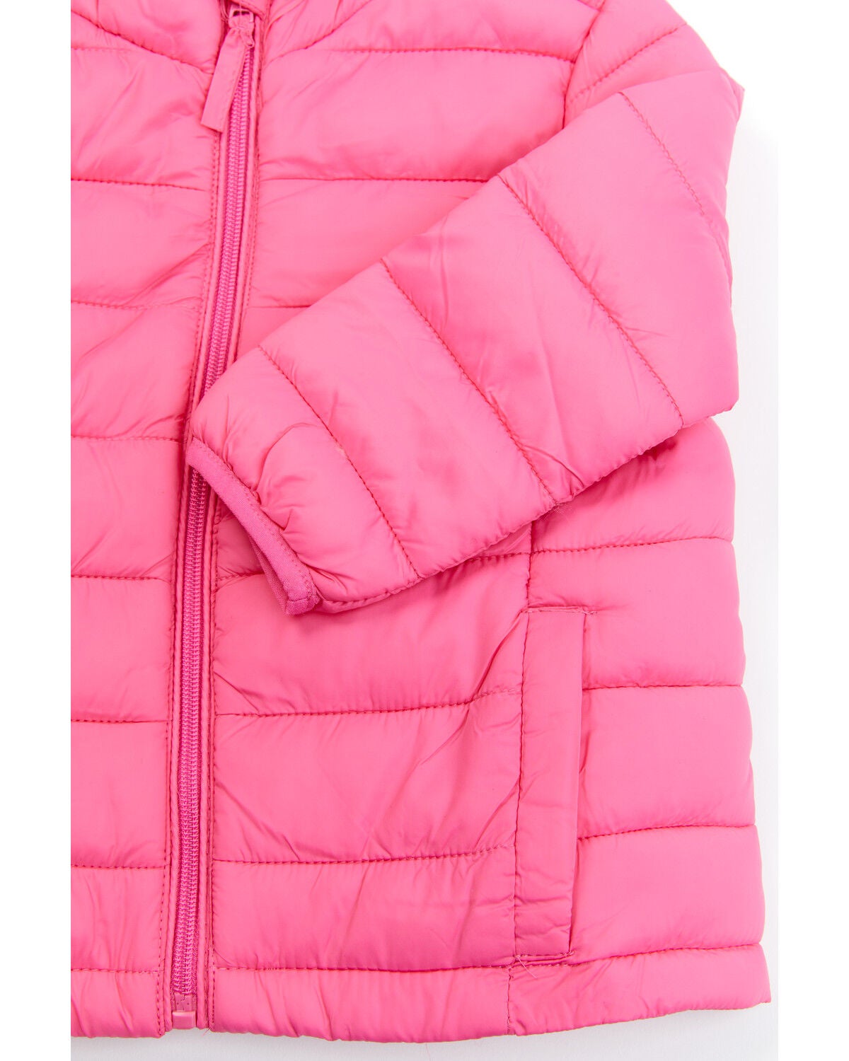 Image #2 - Urban Republic Girls' Quilted Packable Puffer Hooded Jacket, , hi-res