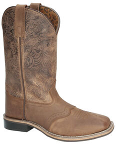Smoky Mountain Women's Brandy Western Boots - Square Toe, Brown, hi-res