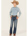 Image #1 - Ariat Boys' Medium Wash B4 Relaxed Bootcut Denim Jeans, Medium Wash, hi-res
