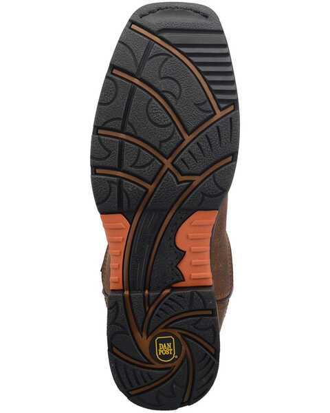 Image #7 - Dan Post Men's Storms Eye Waterproof Western Work Boots - Composite Toe , Brown, hi-res