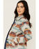 Image #3 - Idyllwind Women's Dusk Southwestern Print Shacket, Stone, hi-res