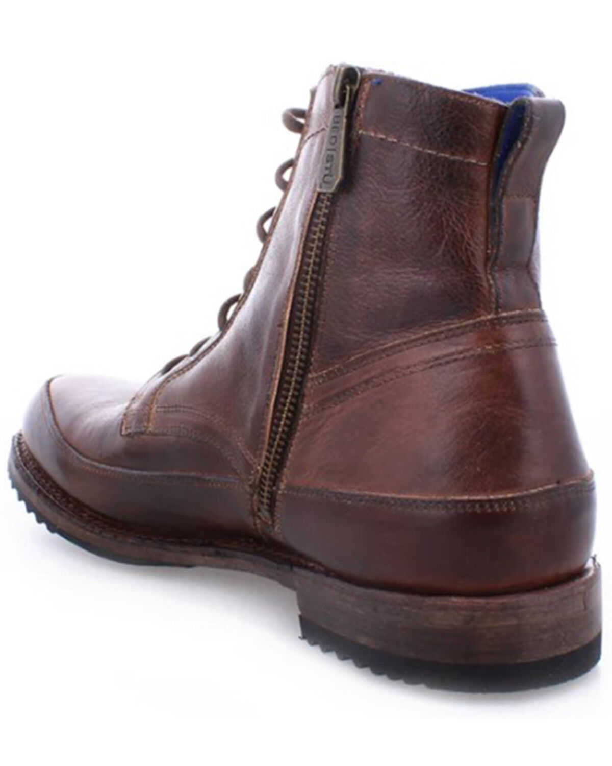 Image #3 - Bed Stu Men's Spiker Lace-Up Casual Boots - Moc Toe, Brown, hi-res