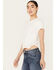 Image #2 - Free People Women's Call Me Baby Short Sleeve Tee, Ivory, hi-res