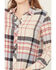 Image #3 - Idyllwind Women's Lyle Plaid Print Long Sleeve Snap Western Shirt, Cream, hi-res