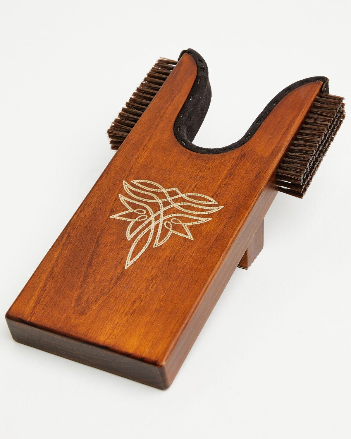 Boot Barn Wildwood Boot Jack With Scrubber, Dark Brown, hi-res