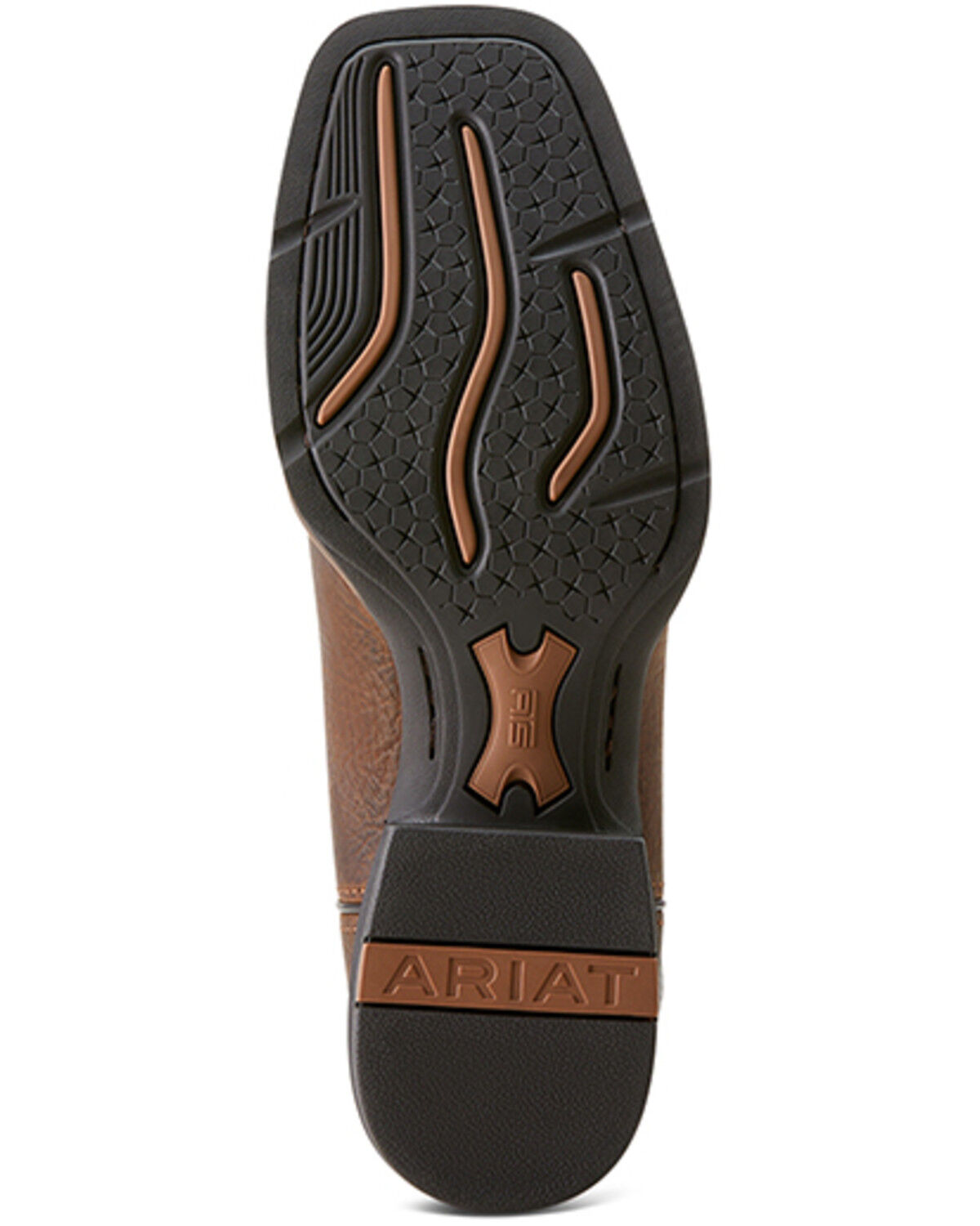 Image #5 - Ariat Men's Sport Western Boots - Broad Square Toe, Brown, hi-res