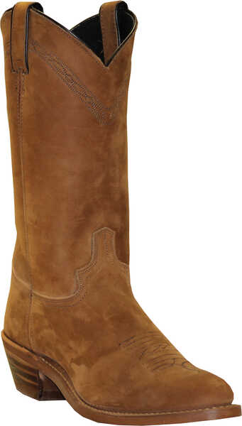 Image #1 - Abilene Men's Pull On Western Boots - Medium Toe, Dirty Brn, hi-res