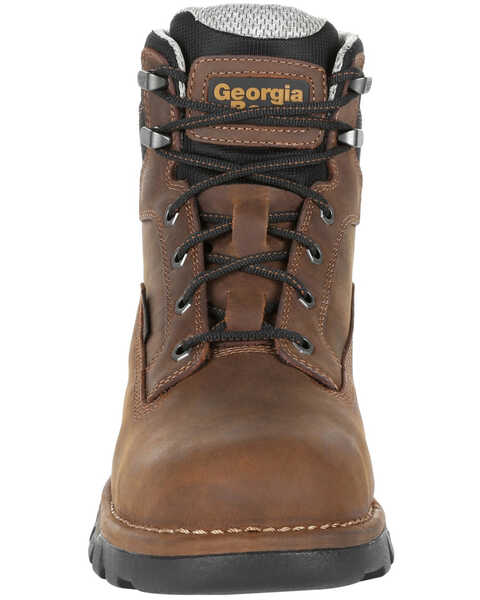 Image #5 - Georgia Boot Men's Eagle One Waterproof Work Boots - Soft Toe, Brown, hi-res