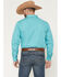 Image #4 - Cody James Men's Rock Solid Long Sleeve Snap Western Shirt, Aqua, hi-res
