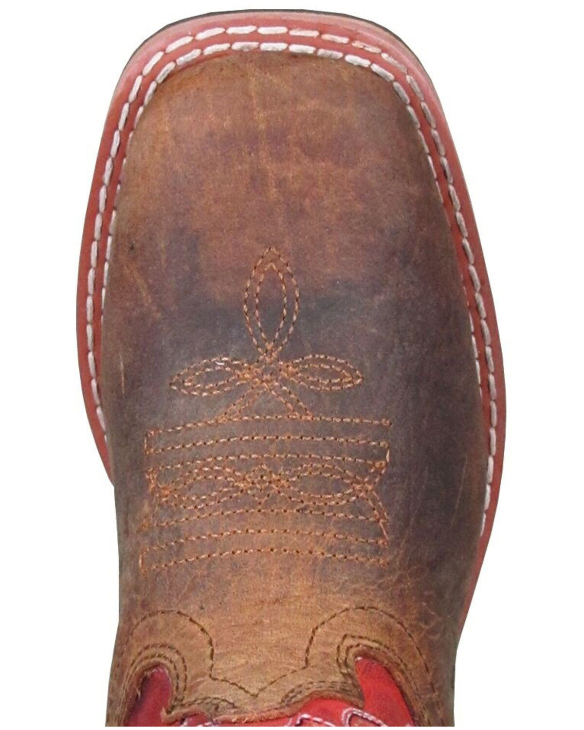 Image #2 - Smoky Mountain Boys' Jesse Western Boots - Broad Square Toe, Brown, hi-res