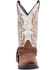 Laredo Women's Myra Ankle Fringe Western Boots - Square Toe, Sand, hi-res