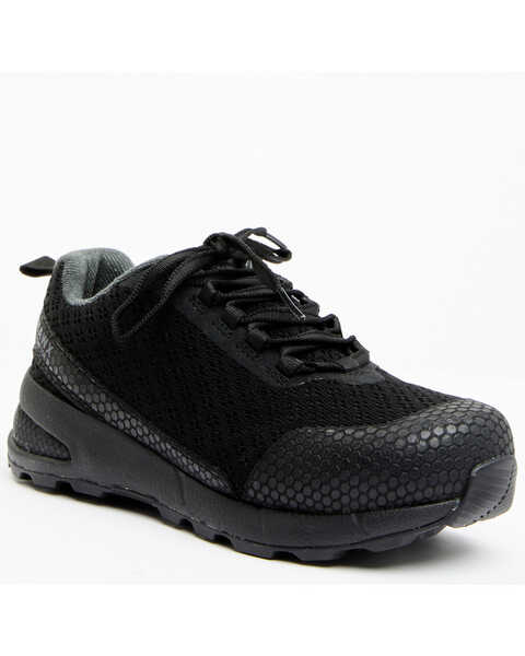 Hawx Women's Hotmelt Athletic Work Shoes - Composite Toe , Black, hi-res
