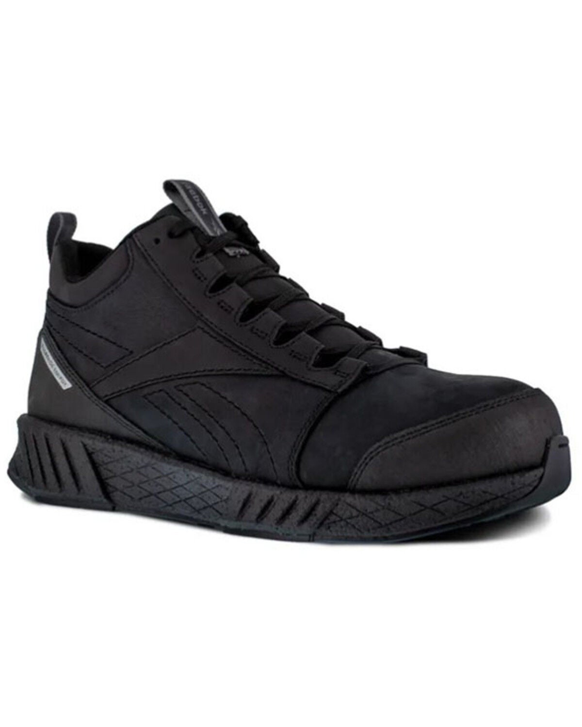 Image #1 - Reebok Men's Fusion Formidable Work Shoes - Composite Toe, Black, hi-res