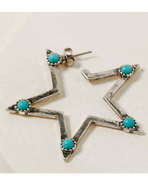 Image #2 - Idyllwind Women's Wish Upon A Star Earrings, Silver, hi-res
