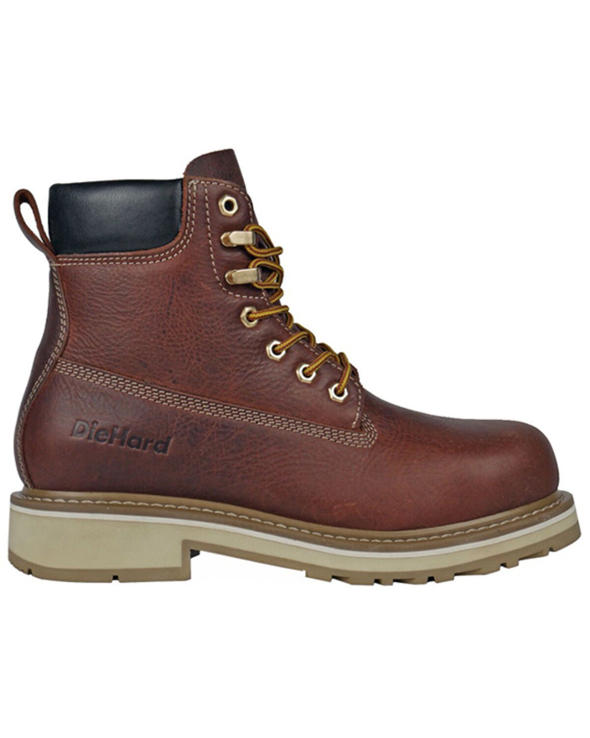 Image #2 - Di Hard Men's Crusader Lace-Up Work Boots - Composite Toe, Burgundy, hi-res