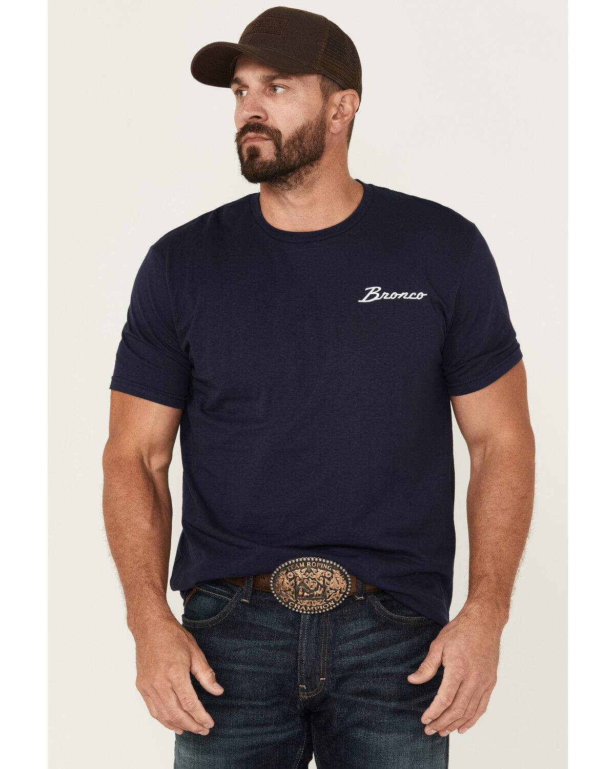 Image #2 - Buckwear Men's USA Velocity Short Sleeve Graphic T-Shirt, Navy, hi-res
