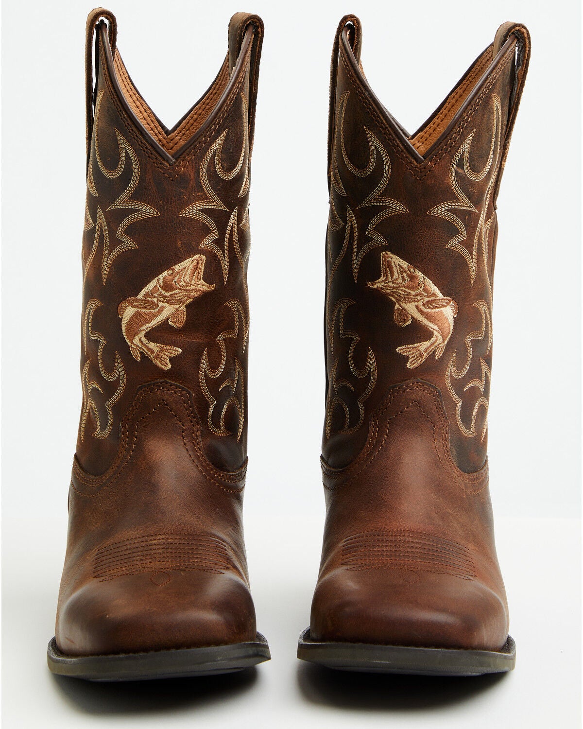 Image #4 - Cody James Men's Kickin' Bass Performance Western Boots - Broad Square Toe, Brown, hi-res