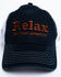 Shyanne Women's Relax It's Just Country Mesh Ball Cap , Blue, hi-res