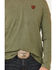 Wanakome Men's Orion Logo Patch Long Sleeve T-Shirt , Green, hi-res