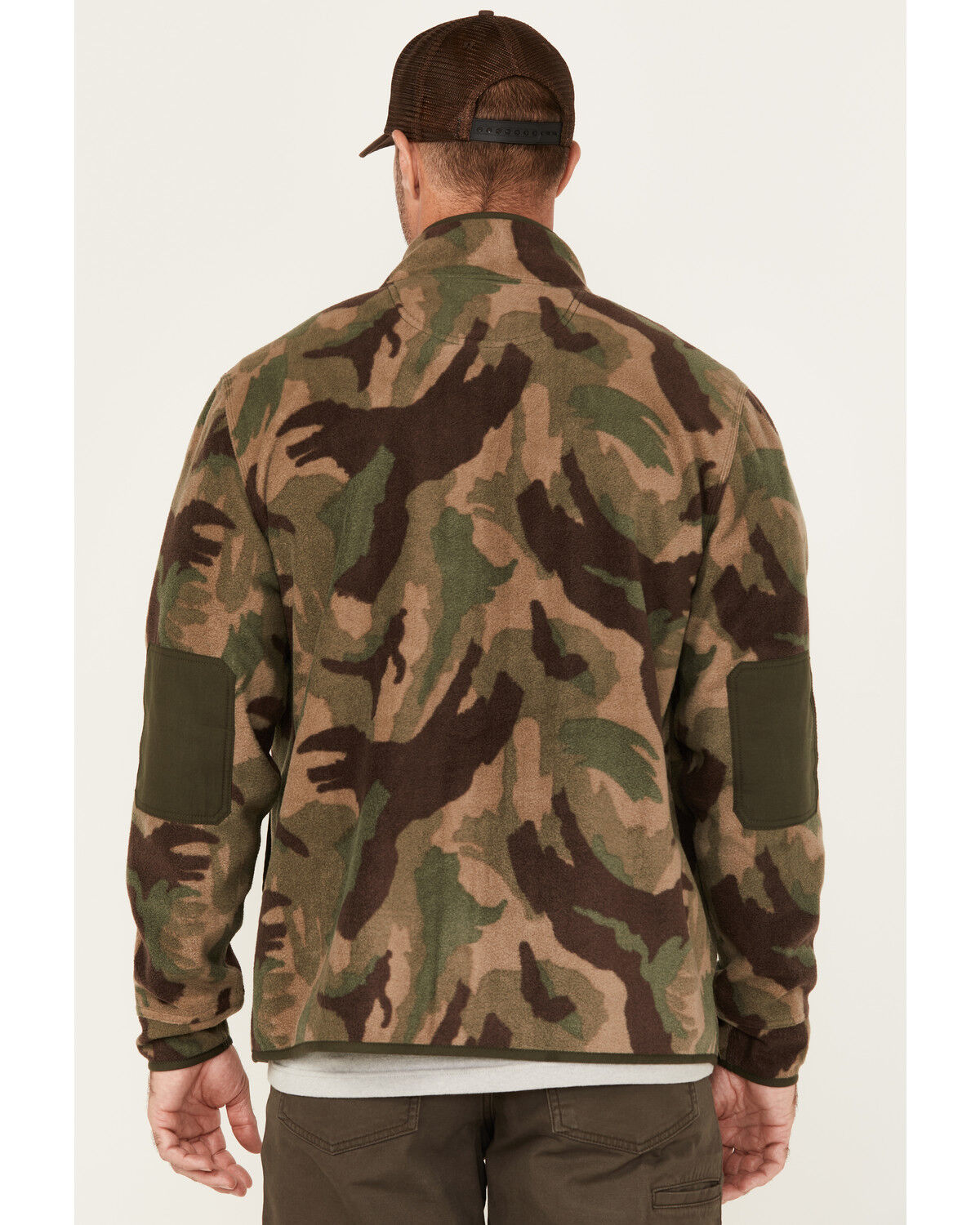 Y2K Ecko Unltd Men Puffer Jacket Hooded Fur Gray Camo Full