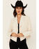 Image #1 - Shyanne Women's Faux Suede Fringe Jacket, Natural, hi-res