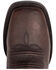 Image #6 - Ferrini Men's Chase Western Boots - Broad Square Toe, Chocolate, hi-res