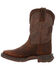 Image #3 - Durango Boys' Lil' Rebel western Boots - Broad Square Toe, Brown, hi-res