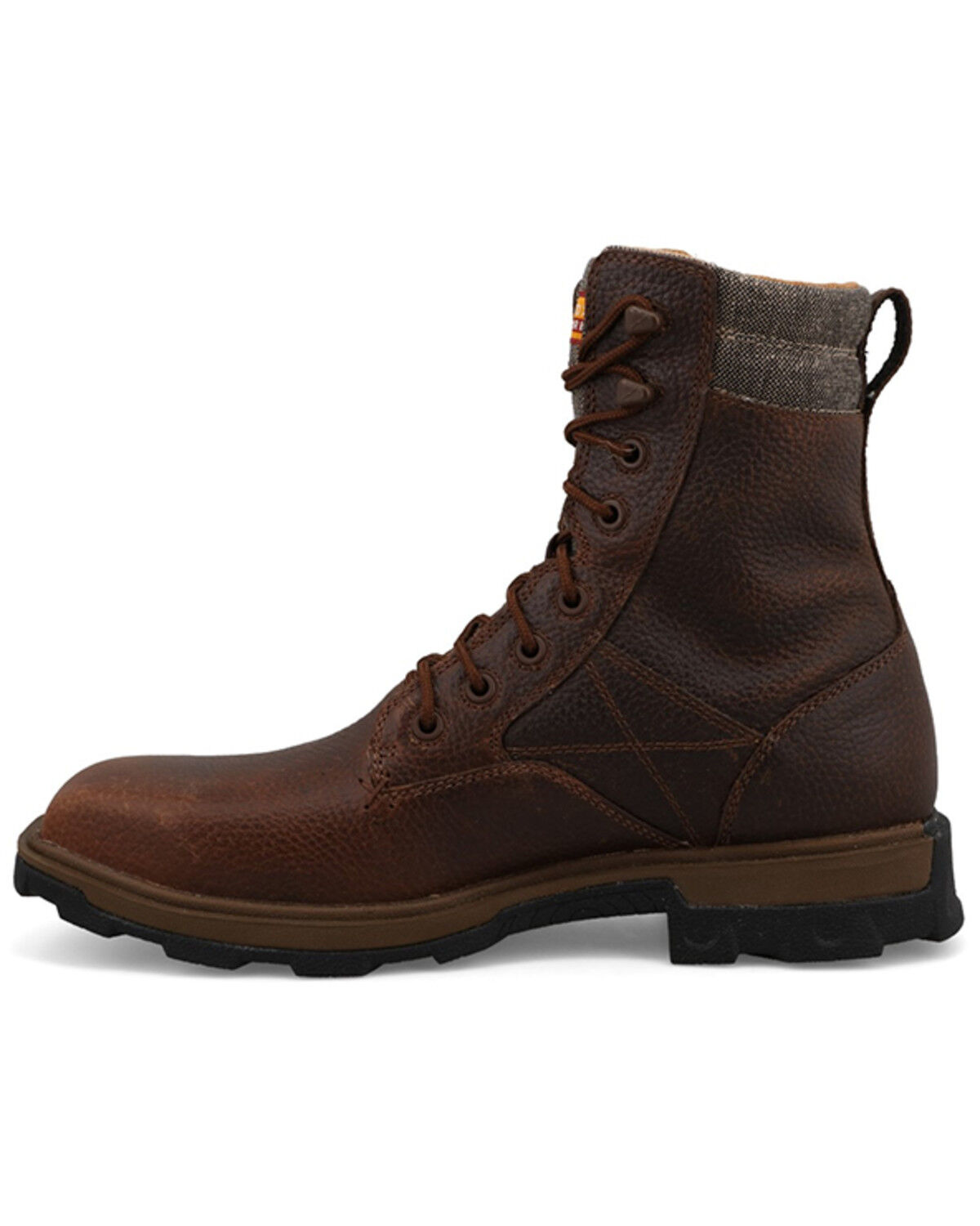 Image #3 - Twisted X Men's 8" UltraLite X™ Work Boots - Nano Toe, Brown, hi-res