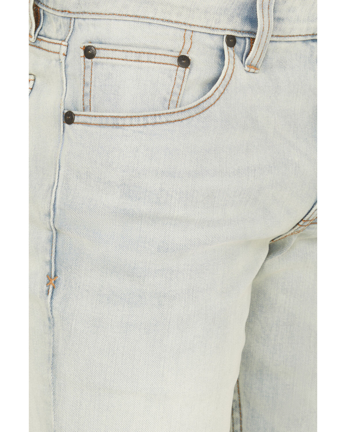 Image #2 - Brothers and Sons Men's Gunsmoke Light Wash Slim Straight Stretch Denim Jeans, Light Wash, hi-res
