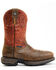 Cody James Men's Nano Lite Waterproof Western Work Boots - Composite Toe, Orange, hi-res